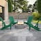 Flash Furniture Green Poly Resin Adirondack Chair 4PK 4-JJ-C14501-GRN-GG - alternate 1